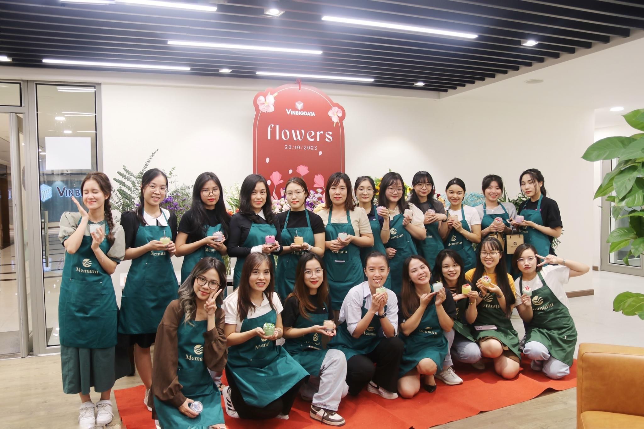 Memarin x VinBigdata: Workshop nến thơm "Flowers" WS Memarin x VinBigdata