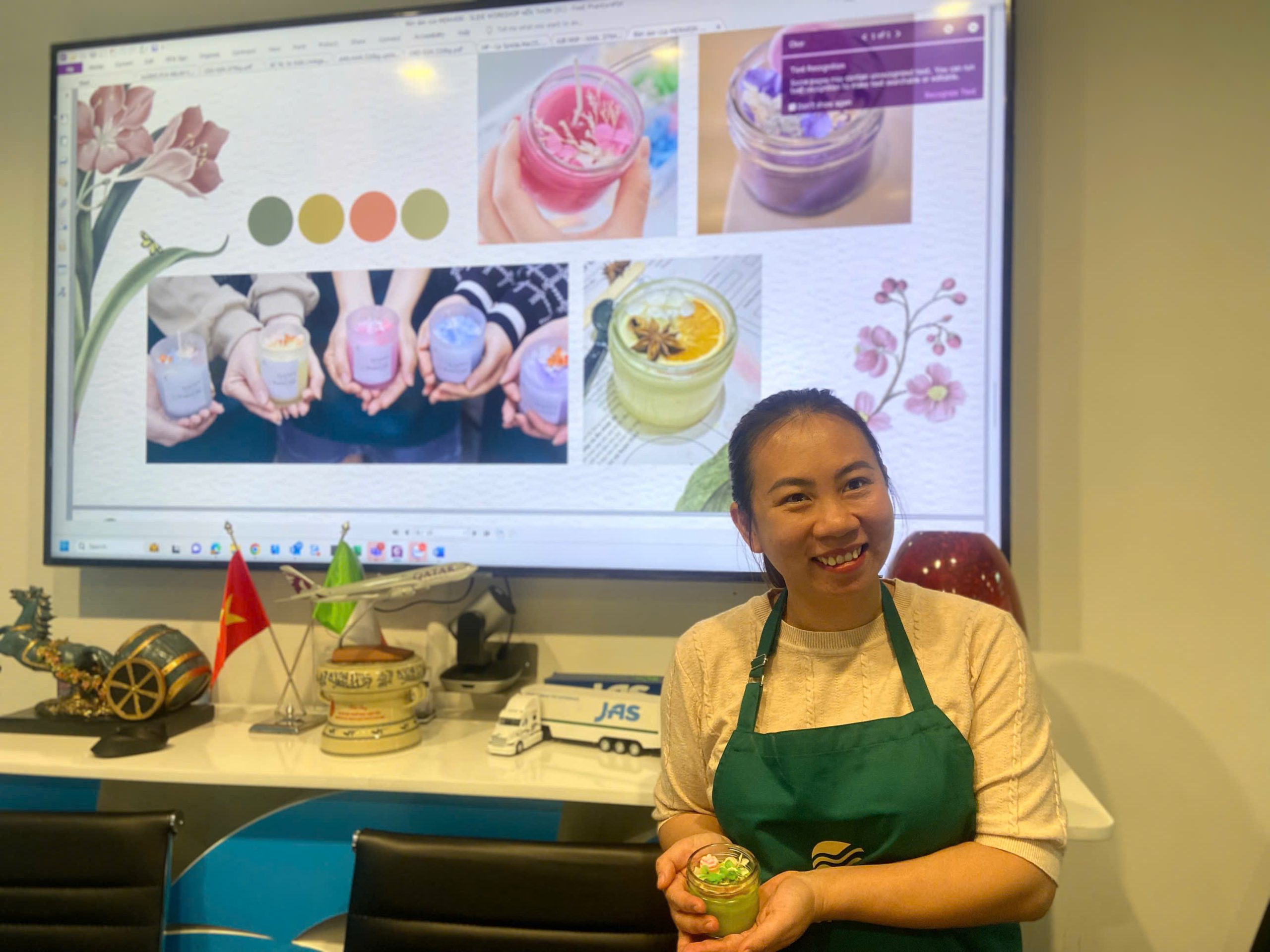 Workshop nến thơm cùng Công ty TNHH JAS – Trải nghiệm gắn kết dành cho đội ngũ nhân viên Thành phẩm nến thơm 100g tại workshop