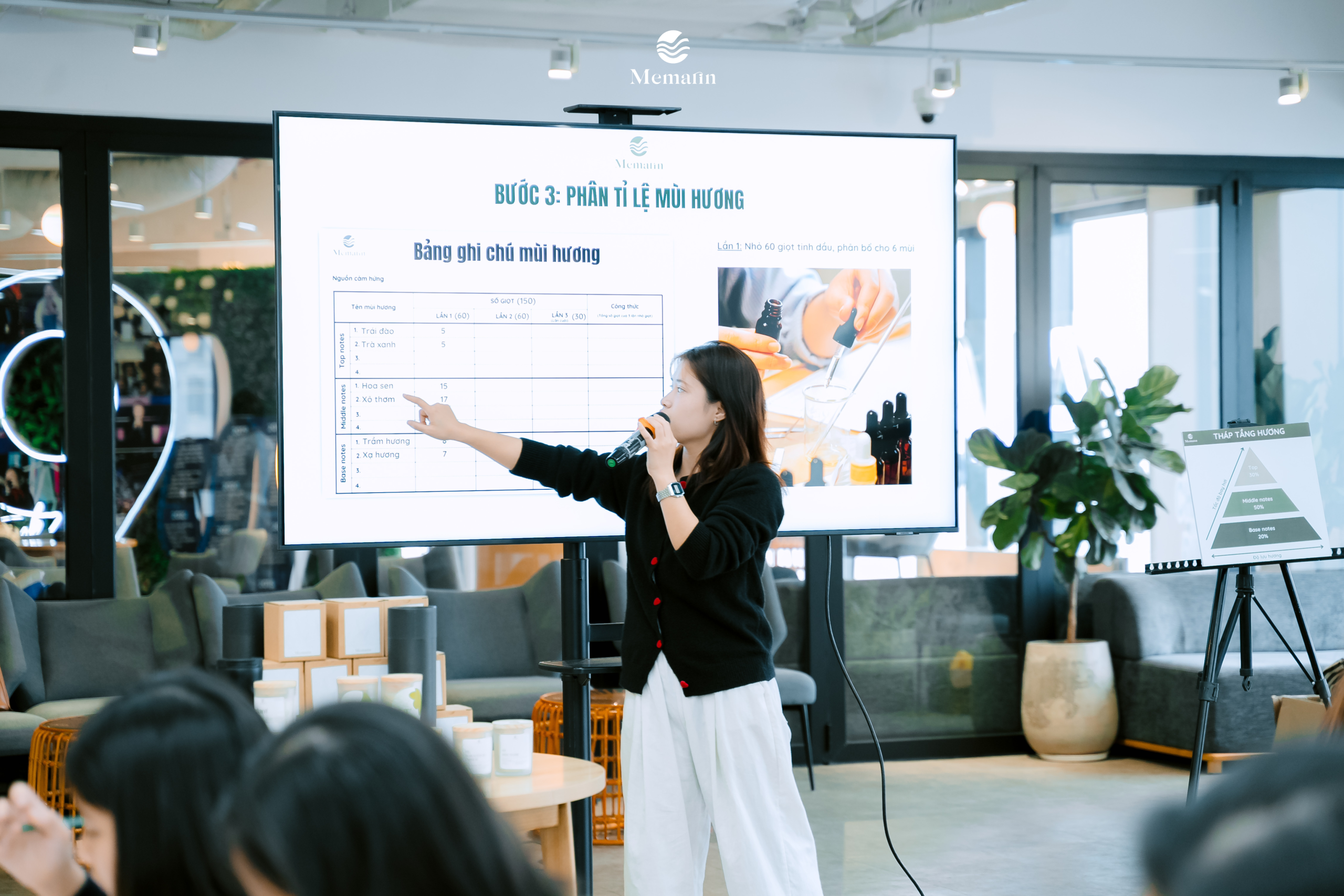 Workshop nước hoa cùng AIA Exchange – Món quà tri ân ý nghĩa nhân ngày Quốc tế Phụ nữ 8/3 Memarin tổ chức workshop nước hoa nhân ngày 8/3