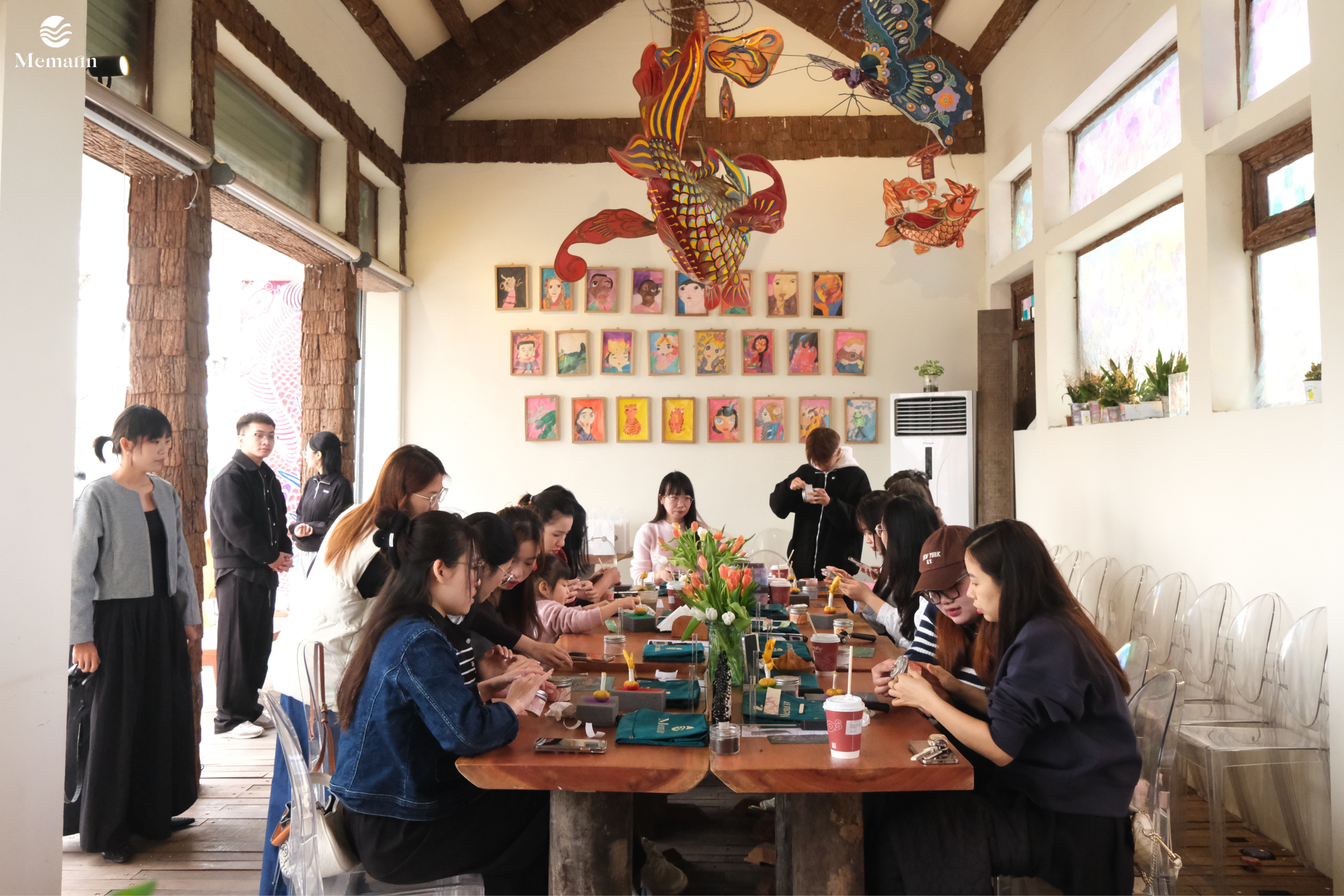 Workshop nến thơm tại Mây Coffee – Hành trình "Đóng Gói Hương Mây" giữa lòng Cố đô Hoa Lư Thành phẩm workshop nến thơm Đóng Gói Hương Mây