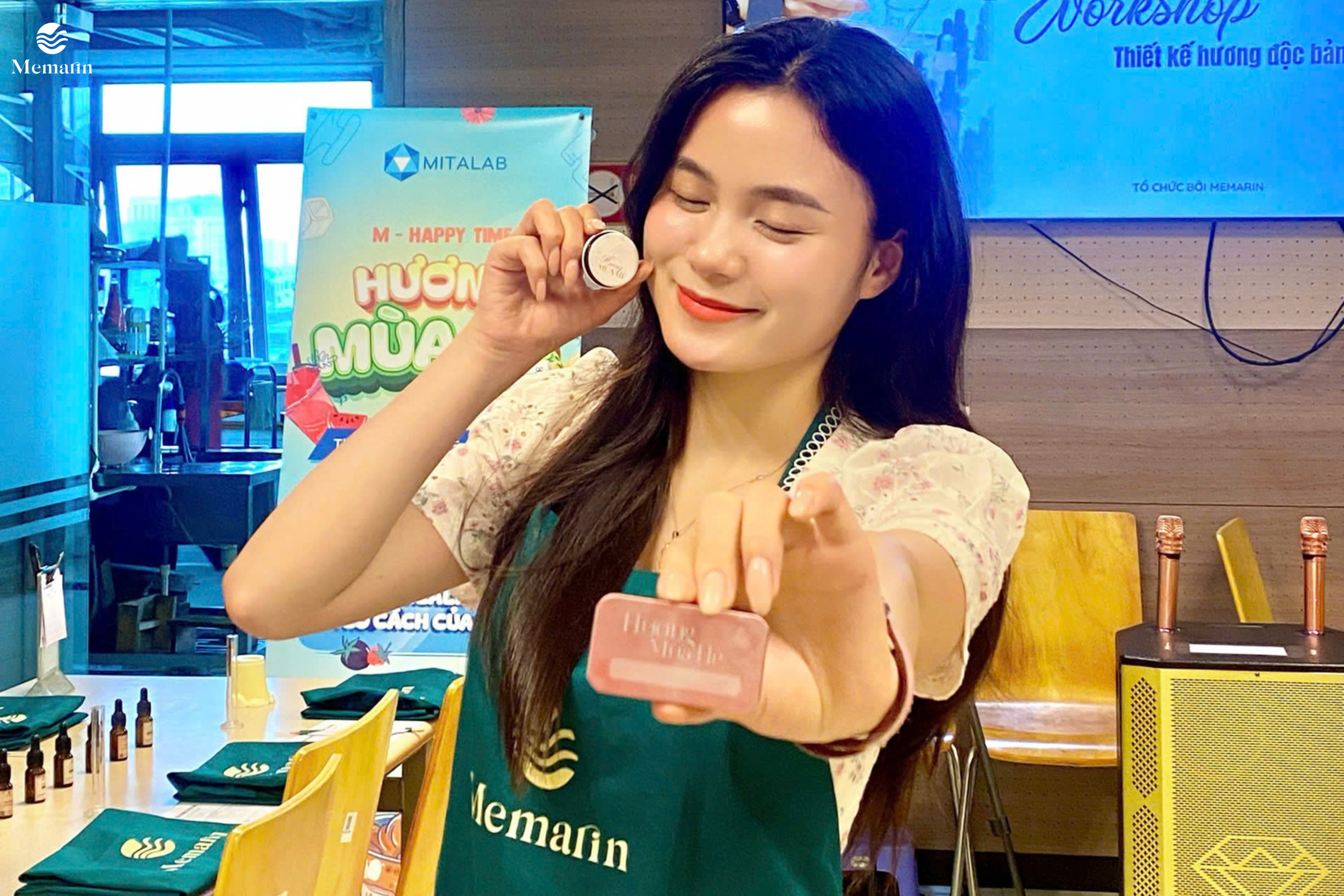 Thành phẩm nước hoa khô tại workshop