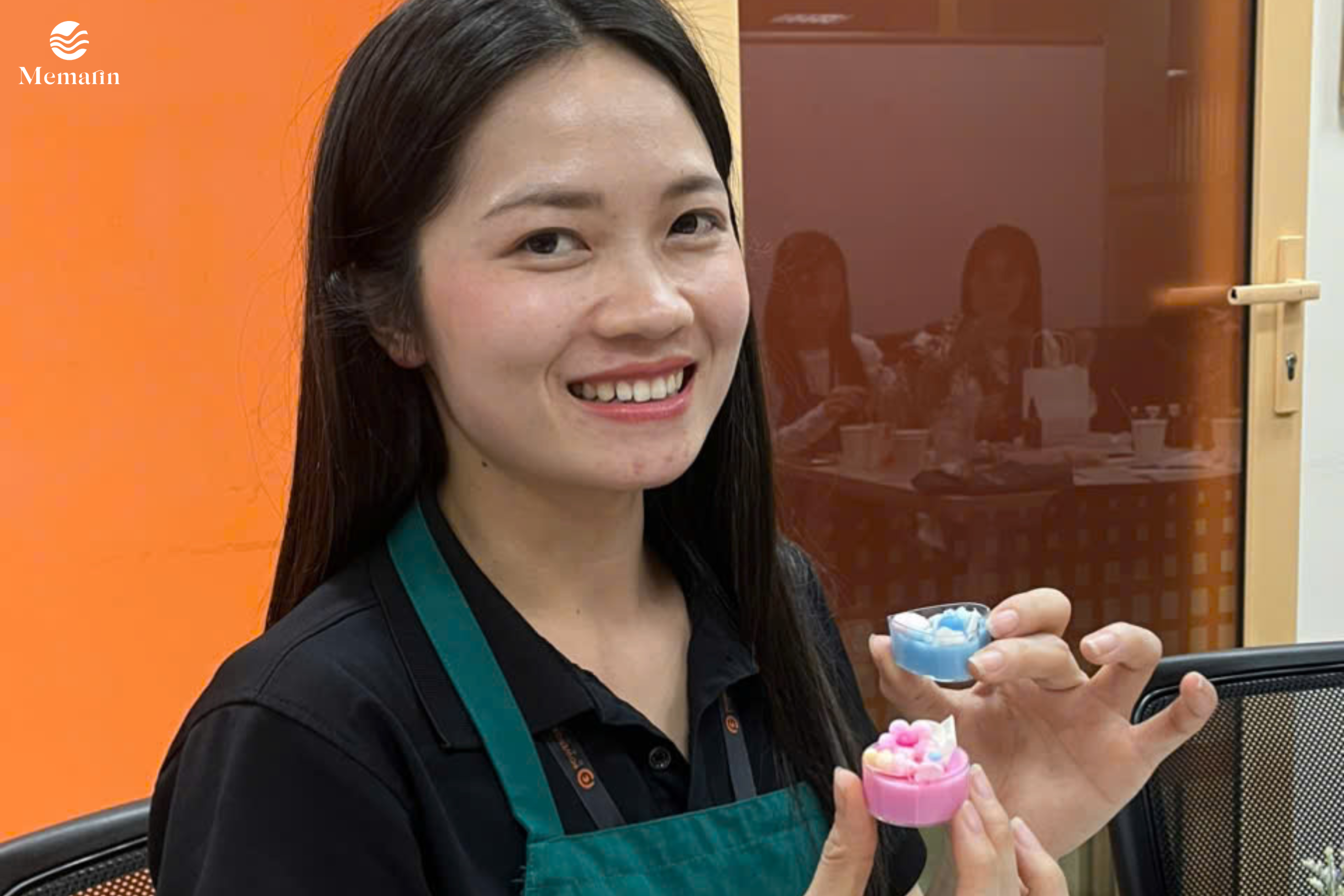 Thành phẩm nến thơm mini tại workshop
